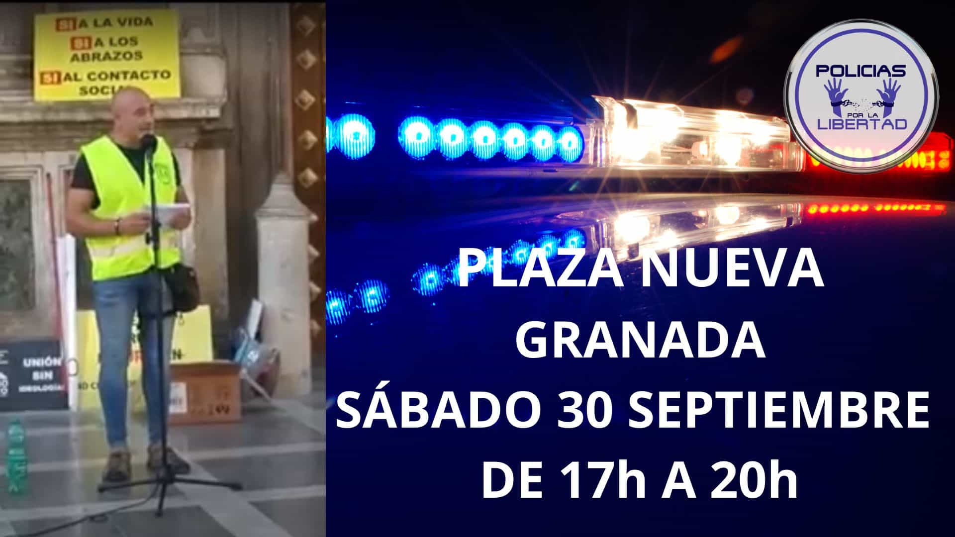 Intervención en Granada del Presidente de la Asociación Policías por la Libertad · Vídeos · Manifestaciones · Policías por la Libertad Intervención en Granada del Presidente de la Asociación Policías por la Libertad · Vídeos · Manifestaciones · Policías por la Libertad